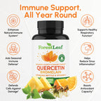 ForestLeaf Quercetin with Bromelain 1350mg - Blend with Vitamin C