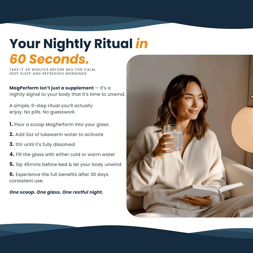 O'HOY MagPerform Magnesium Citrate Powder for Sleep - 114 Servings - image 4