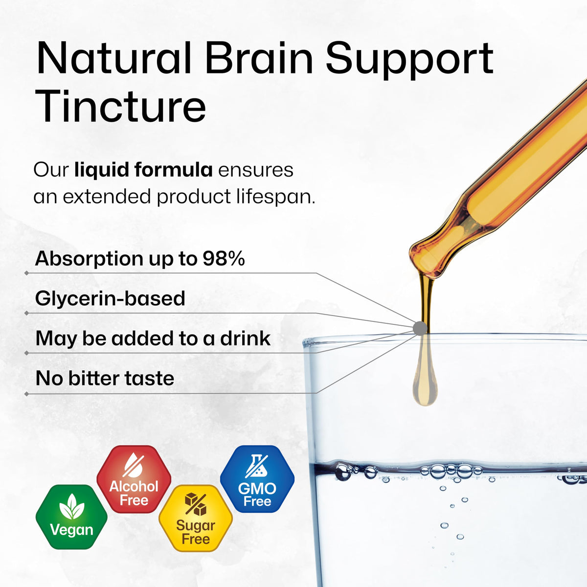 BIO KRAUTER 3-in-1 Mushroom Complex for Brain & Focus Support - 4 Fl Oz - image 4
