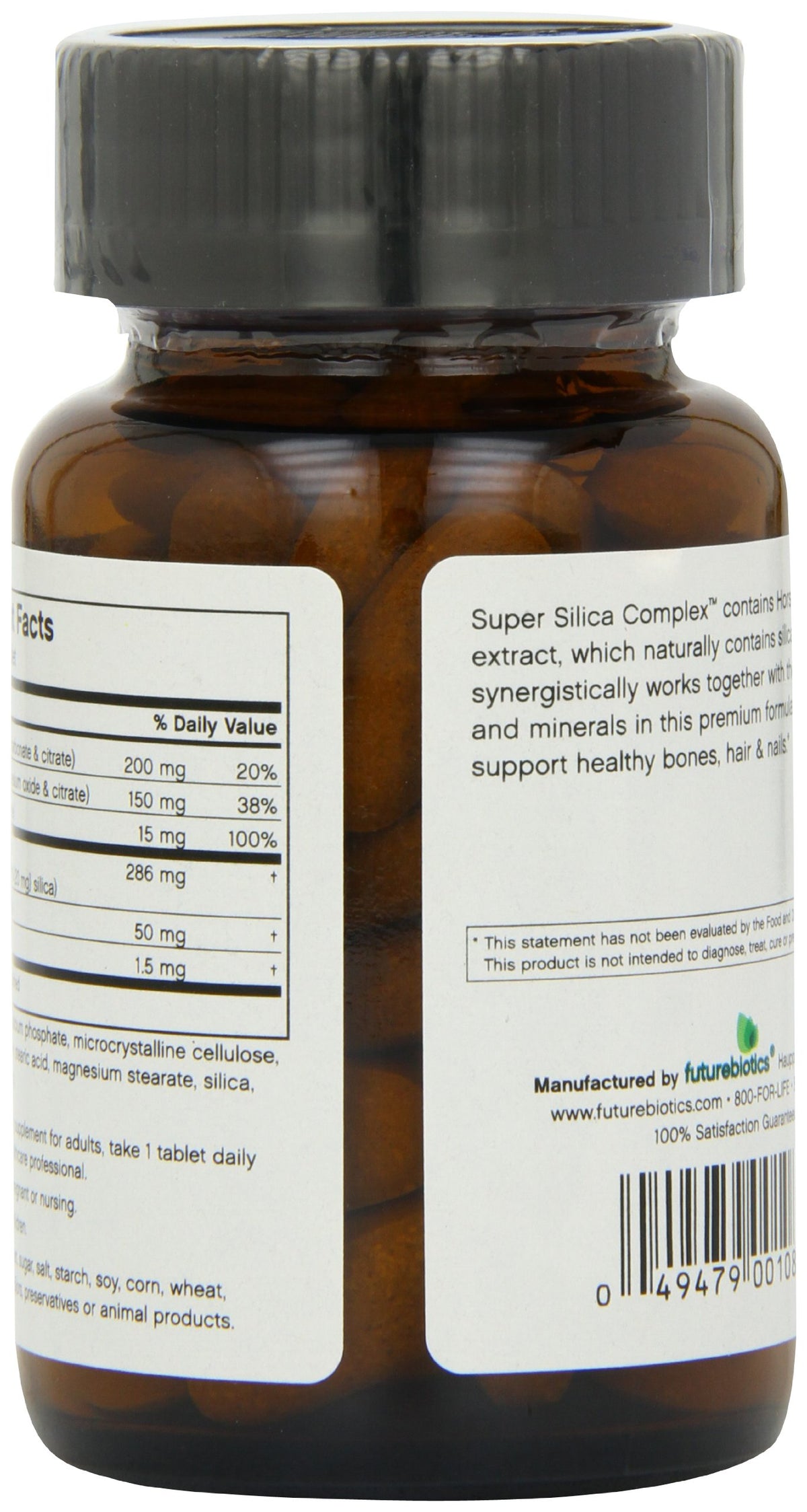 Futurebiotics Super Silica Complex Vegetarian Tablets - 120 Count - image 5