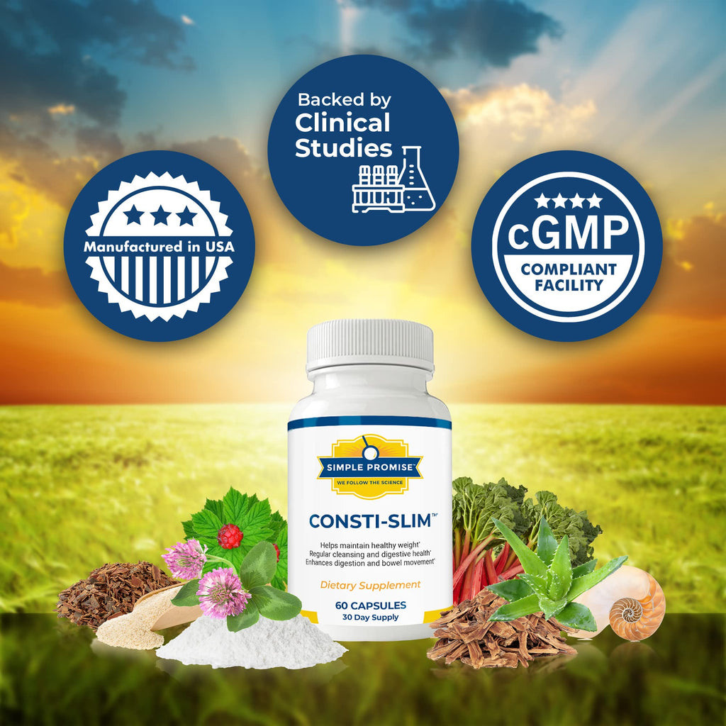 Simple Promise Consti-Slim Psyllium Husk Fiber Digestive Support - 60 Capsules - image 5