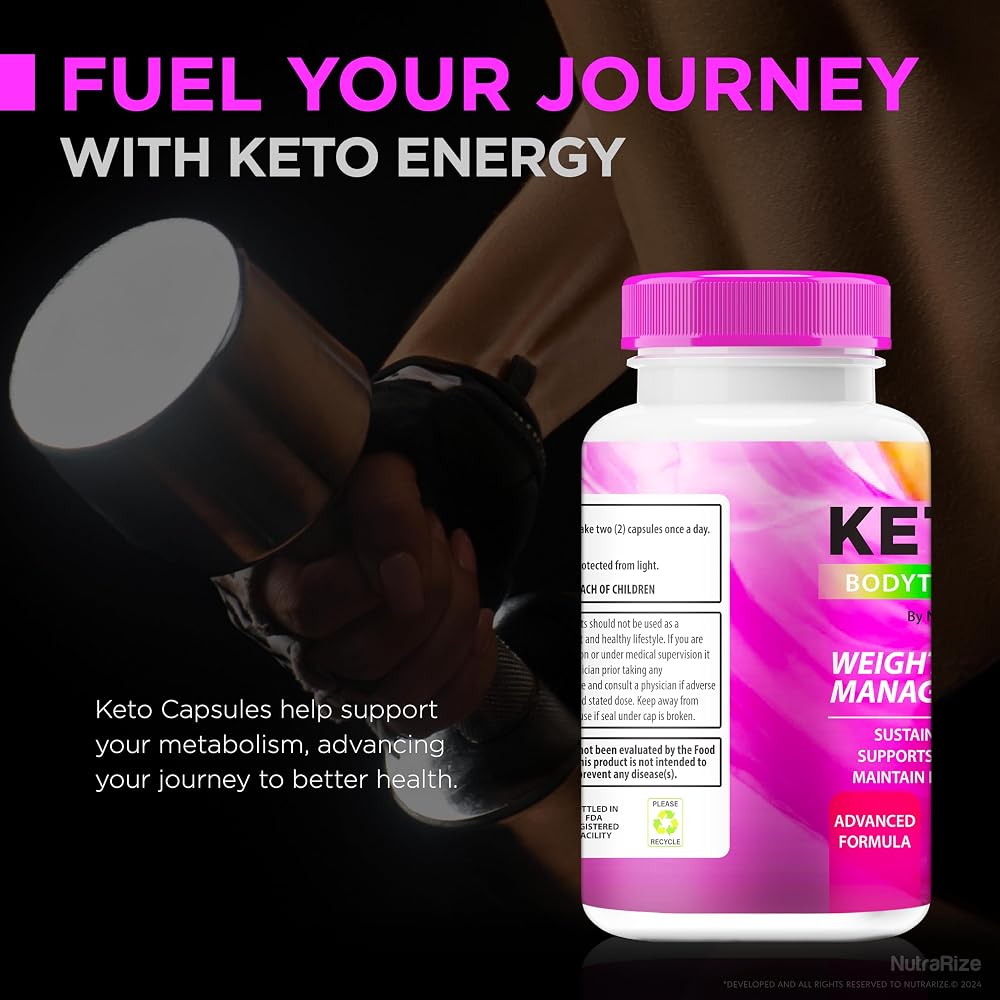 NutraRize Keto Body Tone Weight Loss Capsules - 120 Count - image 5