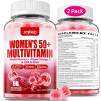ZEGBALP Sugar-Free Womens Multivitamin 50 Plus Gummies with Calcium