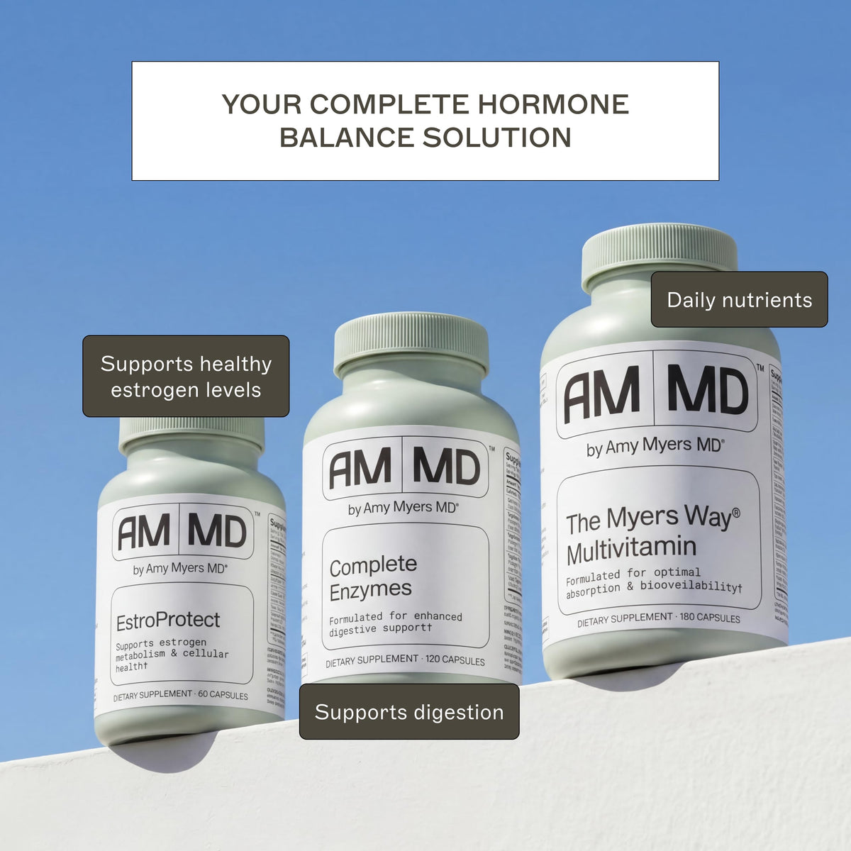 Amy Myers MD EstroProtect Hormone Balance Supplement - 60 Capsules - image 7