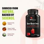 Biodora Berberine Advanced Plus 1200mg - 120 Vegetarian Capsules - image 3