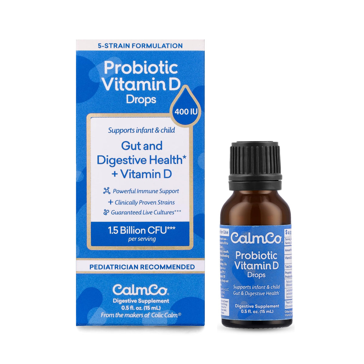 Colic Calm Gripe Water & Probiotic D Drops Combo Pack - 2 Bottles - image 6