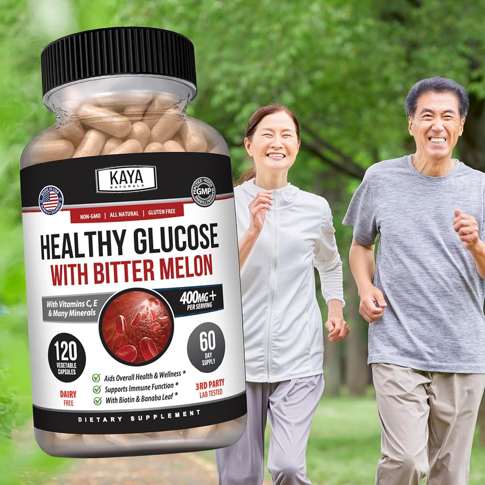Kaya Naturals Healthy Gluco with Bittermelon Supplement - 120 Capsules - image 8