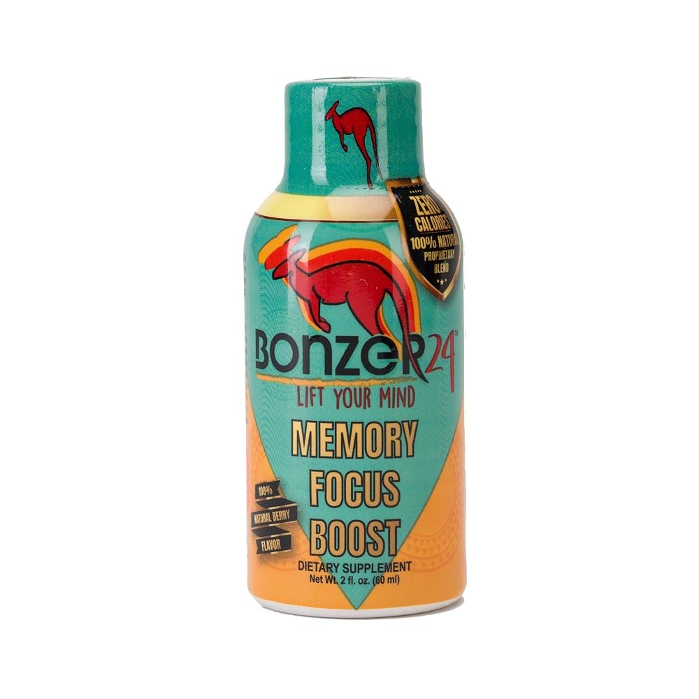 Bonzer24 Brain Support Shot Energy Drink Alternative - 12 Pack - image 2