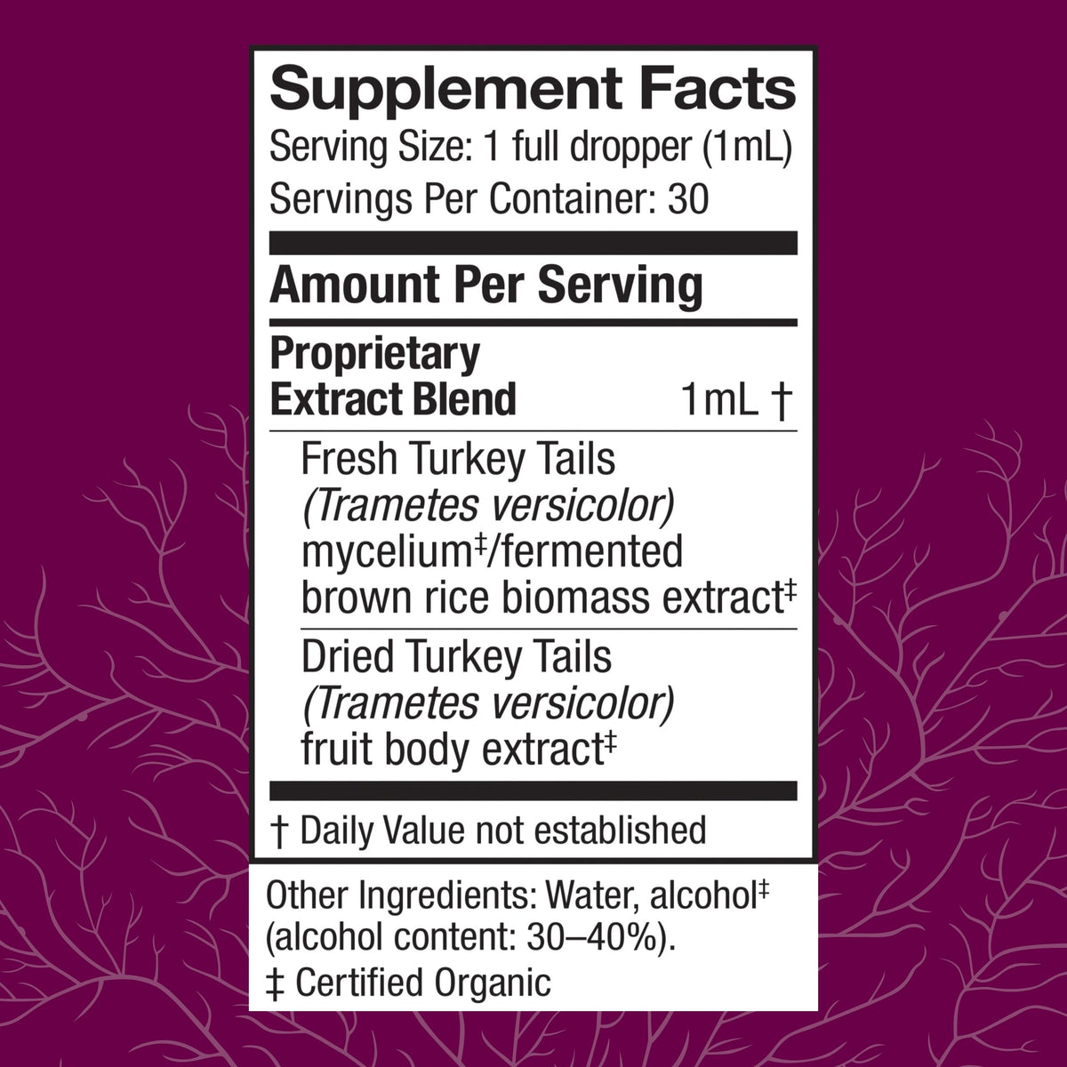 Host Defense Turkey Tail Extract Digestive & Immune Support - 1 fl oz - image 2