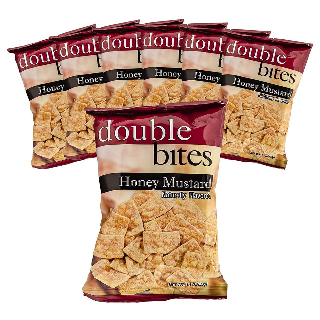 Double Bites Honey Mustard Flavor High Protein Snack - 7 Pack