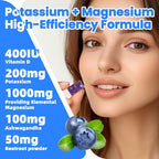 NUTRAGOGO Potassium Magnesium Gummies with Ashwagandha - 120 Gummies - image 6