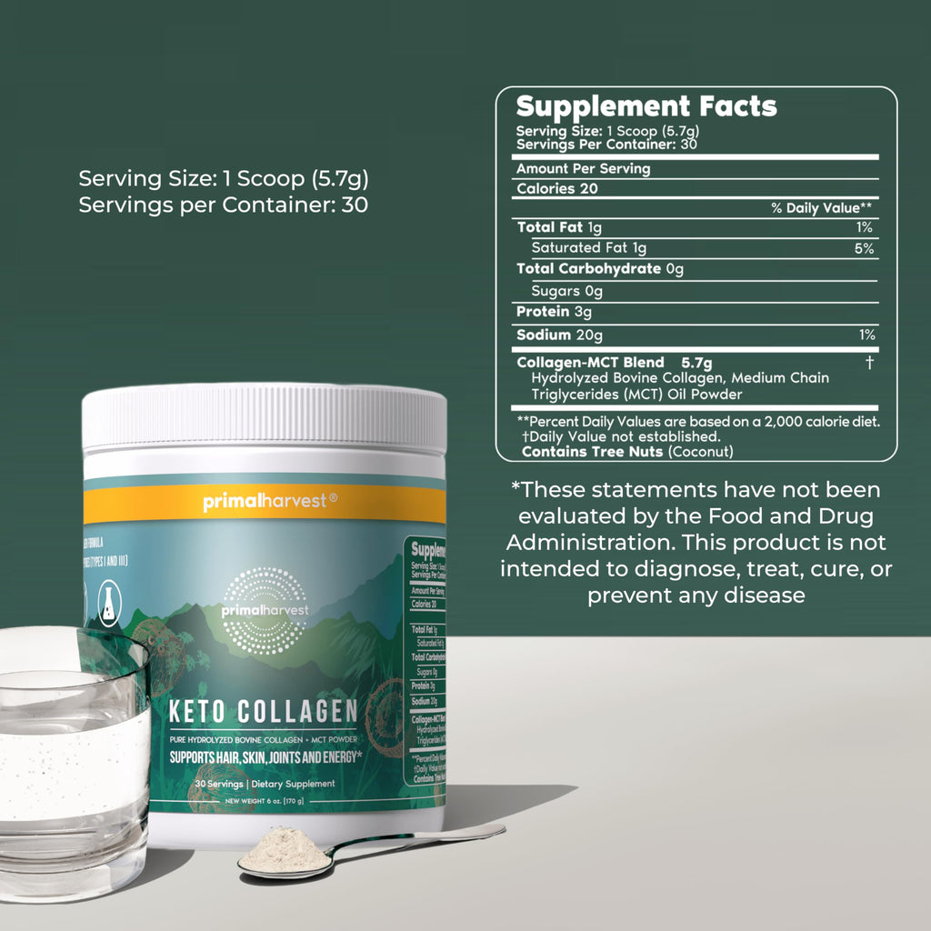 Primal Harvest Collagen Powder for Women or Men Primal Collagen