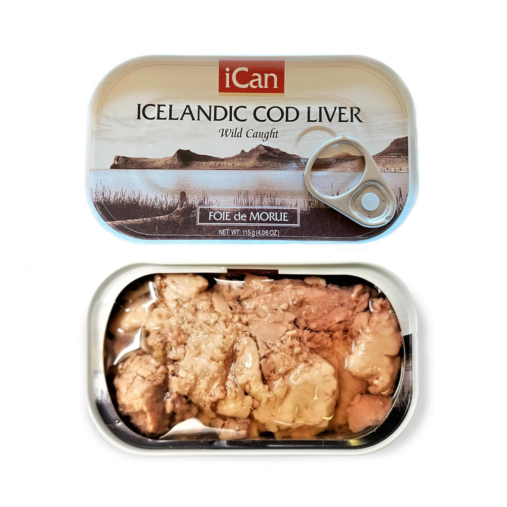 ICAN Icelandic Wild Cod Liver in Own Oil - Pack of 6 - image 2