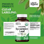 Wild & Organic USDA Organic Spearmint Capsules - 90 Count - image 7
