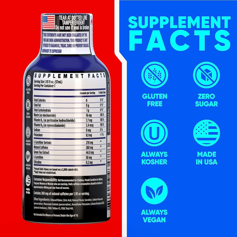 Vitamin Energy Extra Strength Energy Shot