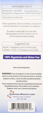 American Biotech Labs Silver Biotics Colloidal Silver 10 PPM - 32 Fl Oz - image 3