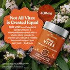 Eu Natural Vitex Chasteberry 400mg Women's Cycle Support - 60 Capsules - image 4