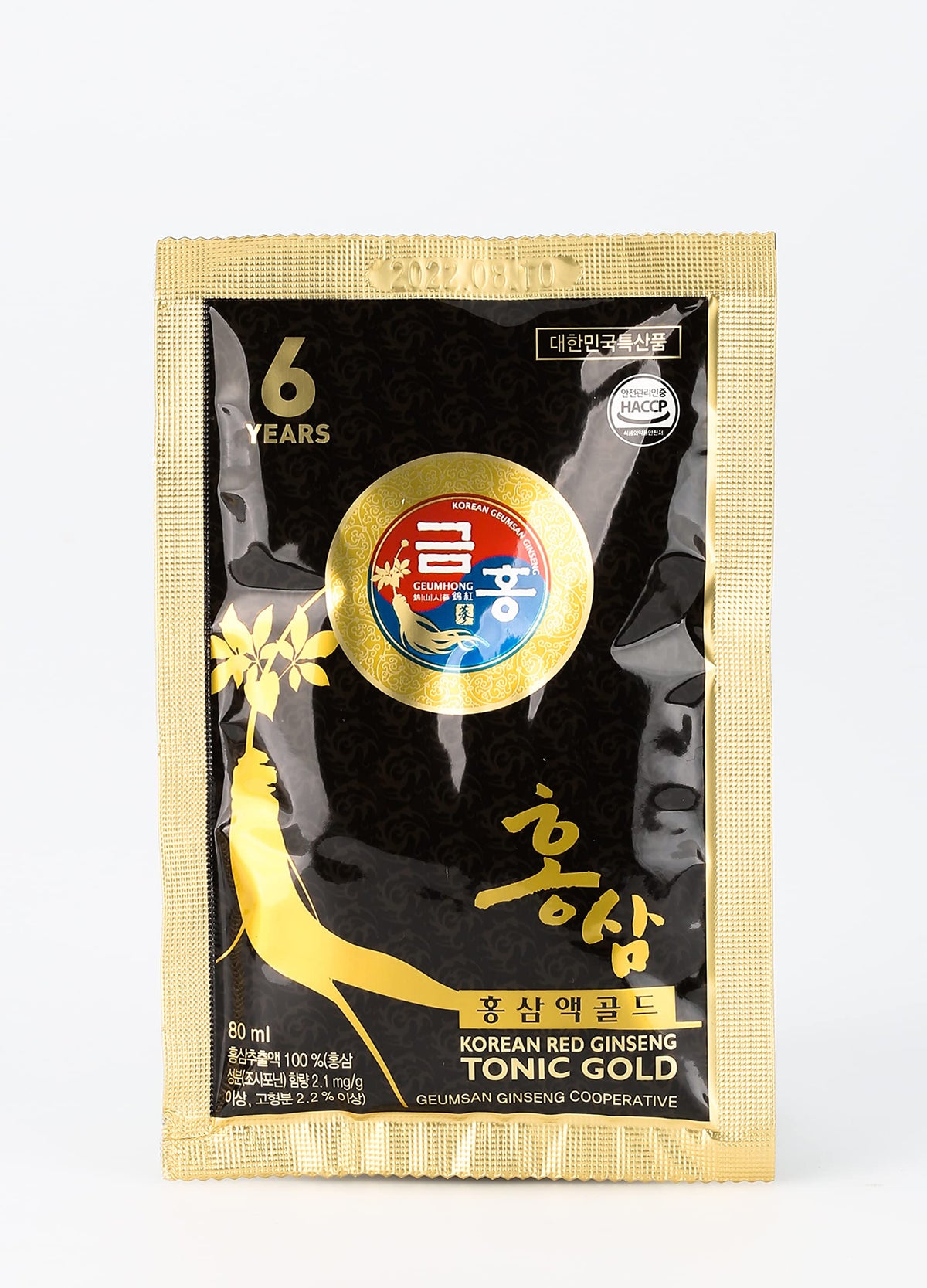 GeumHong Korean Red Panax Ginseng Tonic Gold - 30 Pouches - image 3