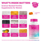 Pink Stork Fertility Gummies for Women - 60 Count - image 2