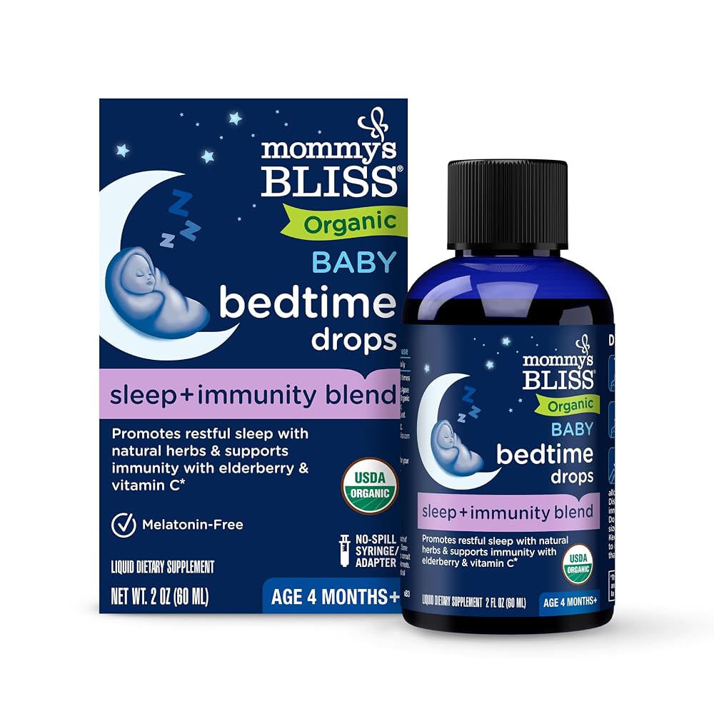 Mommy's Bliss Organic Baby Bedtime Drops Immune Support - 2 Fl Oz