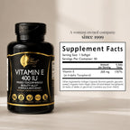 Cocó March N.M.D Natural Vitamin E 400 IU Mixed Tocopherols - 90 Softgels - image 8