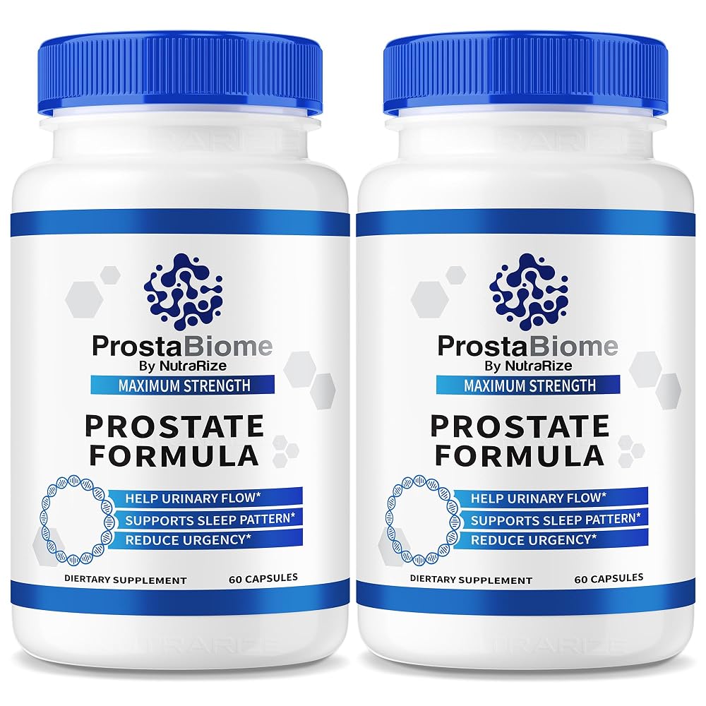 NutraRize ProstaBiome Prostate Support Supplement - 120 Capsules