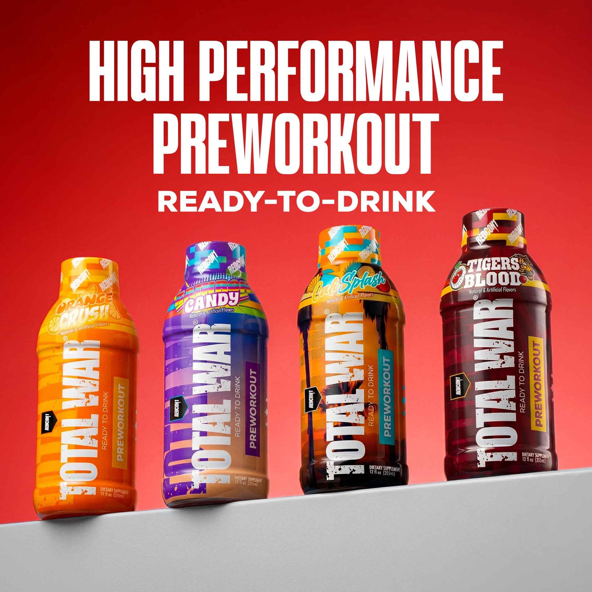 REDCON1 TW Ready to Drink Pre Workout - Endurance Boosting