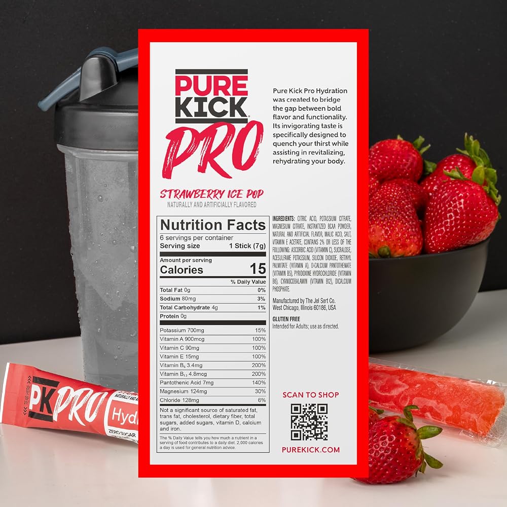 PURE KICK PRO Hydration Electrolyte Drink Mix