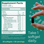 Iwi Omega-3 Vegan Plant-Based Algae with EPA + DHA - 30 Softgels - image 5
