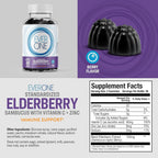 Ever One Sambucus Elderberry Gummies with Vitamin C and Zinc - 60 Gummies - image 4