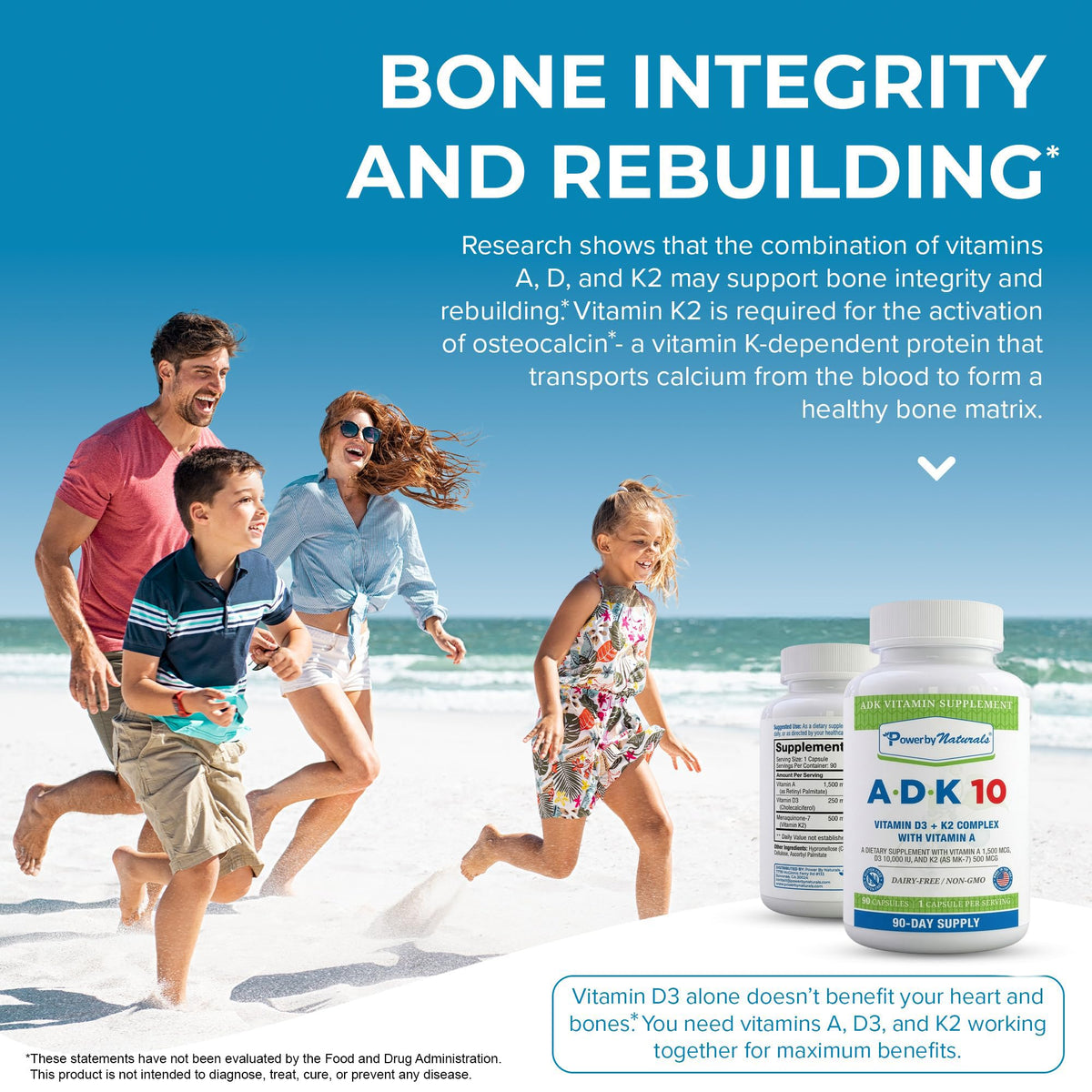 Power By Naturals ADK Vitamin Supplement