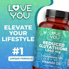 Love You Reduced Glutathione 1040 mg with Vitamins C, E & D3 - image 2
