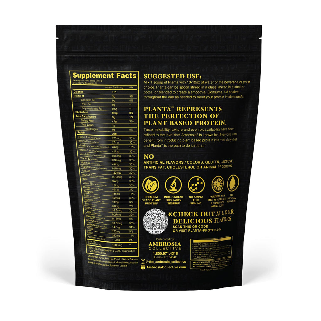 Ambrosia Planta - Premium Plant-Based Protein