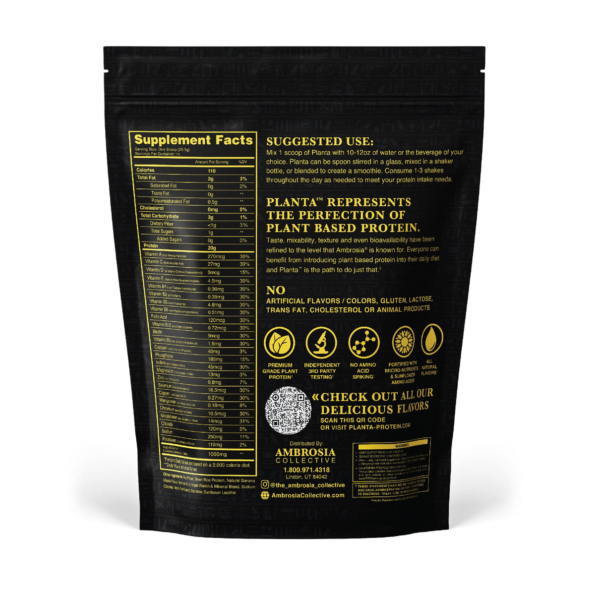 Ambrosia Planta - Premium Plant-Based Protein
