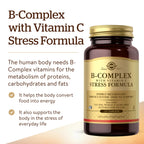 Solgar B-Complex with Vitamin C Stress Formula Tablets
