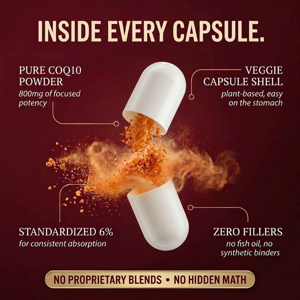 Sundhed Natural CoQ10 800mg Coenzyme Q10 - 60 Vegan Capsules - image 3