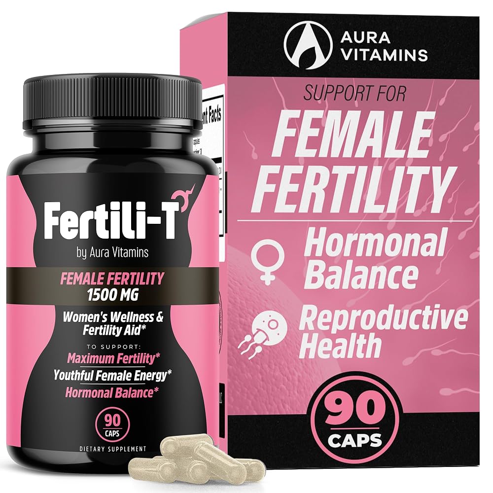 AURA VITAMINS Fertili-T Female Fertility Support - 90 Capsules