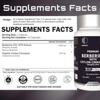 Heroot Premium Berberine with Ceylon Cinnamon Capsules