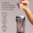 PROMIXX Pro Electric Shaker Bottle 600ml, Stainless Steel