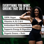 VEDGE Greens Powder Super Greens Mixed Berry - 30 Servings - image 2