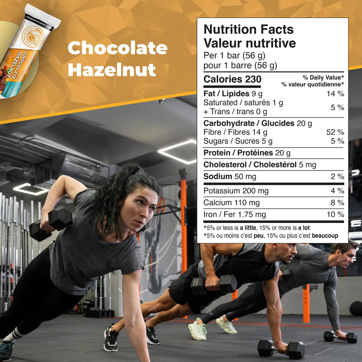 Daryl's Bars Chocolate Bars with a yummy chocolaty taste and Energy