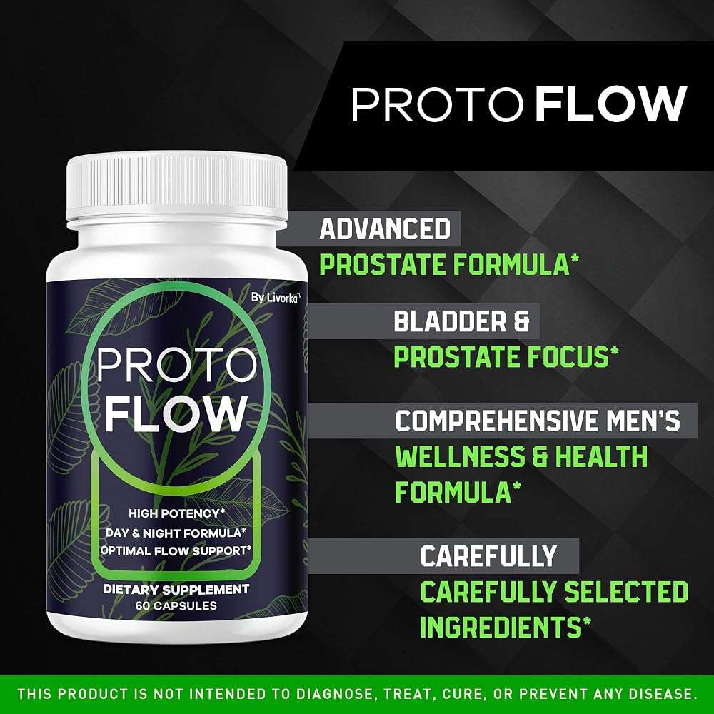 LIVORKA Proto Flow Support Supplement for Men - 180 Capsules - image 2