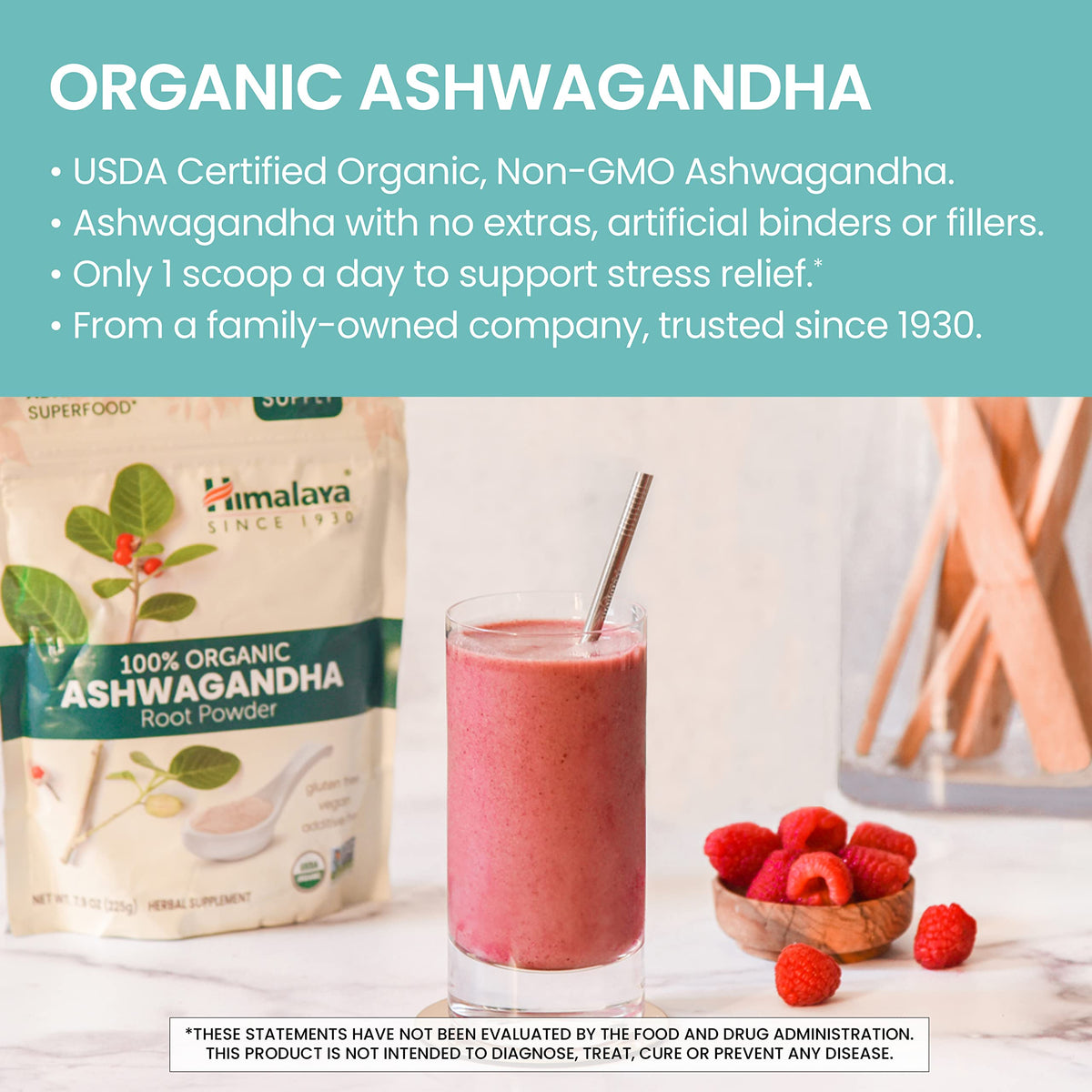 Himalaya Organic Ashwagandha Root