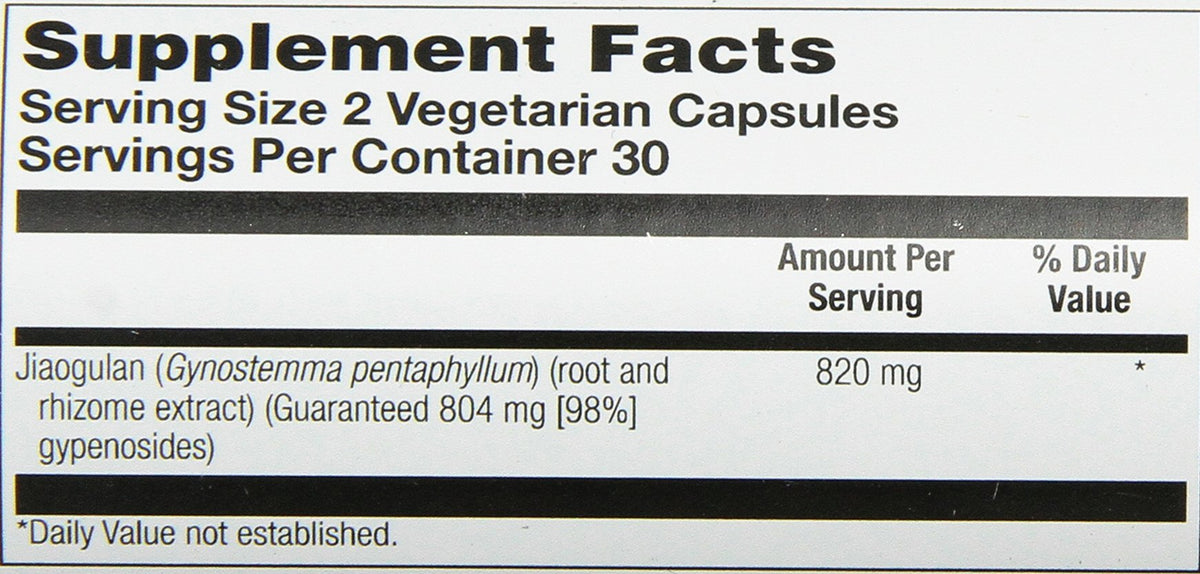 Solaray Jiaogulan 410mg Capsules - 60 Count - image 5
