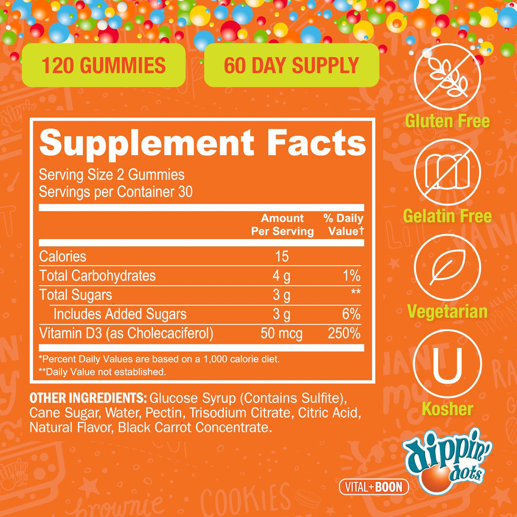 Vital+Boon Vitamin D3 Gummies