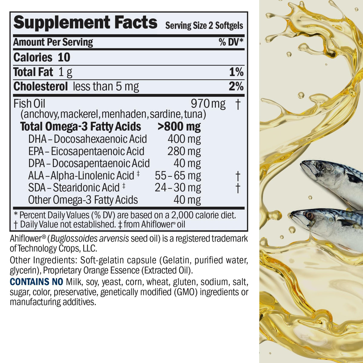ANDREW LESSMAN Essential Omega-3 Orange - Softgels - Ultra-Pure