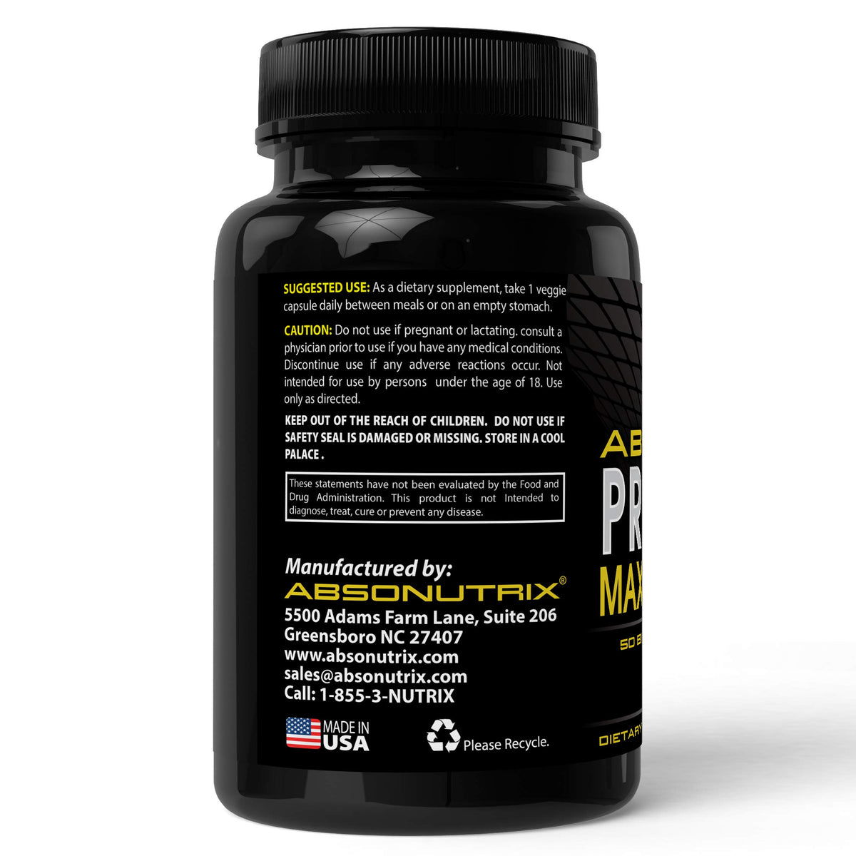 Absonutrix Probiotic Maximum Strength 50 Billion Multi-Strain - 100 Capsules - image 3