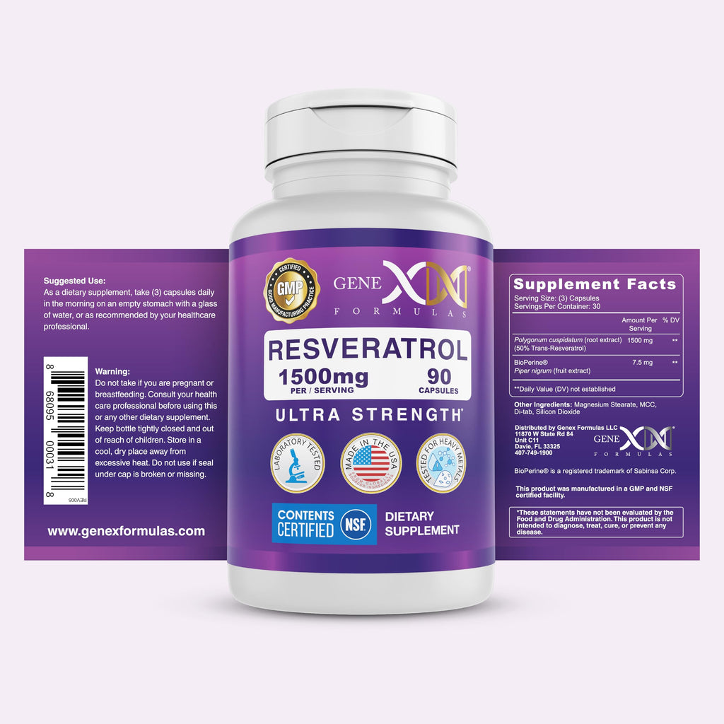 Genex 1500mg Resveratrol