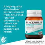 Blackmores Bilberry Eye Support Advanced - 30 Tablets - image 4