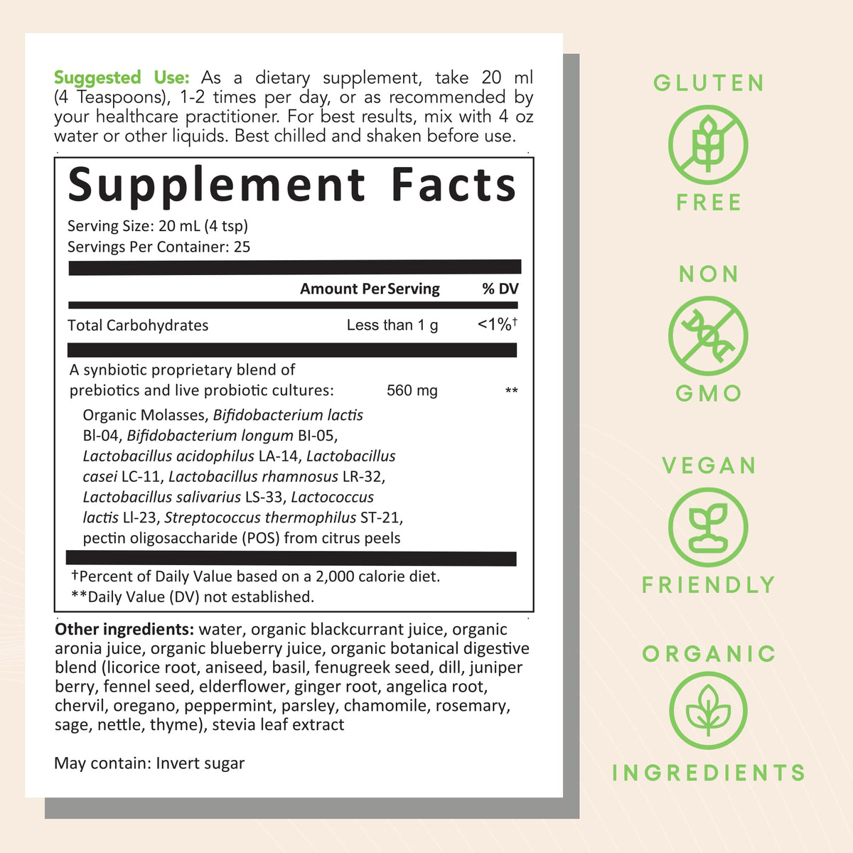 EcoNugenics ecoProbiotic Fermented Liquid - 17 Fl Oz - image 5